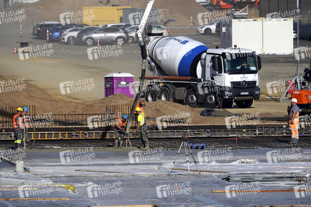 Baustelle der Tesla Gigafactory 4 in Grünheide