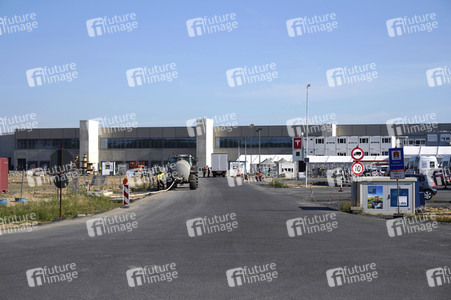 Baustelle der Tesla Gigafactory 4 in Grünheide