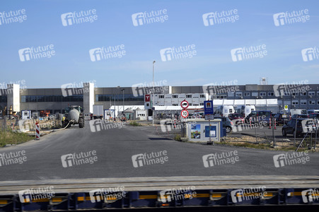 Baustelle der Tesla Gigafactory 4 in Grünheide
