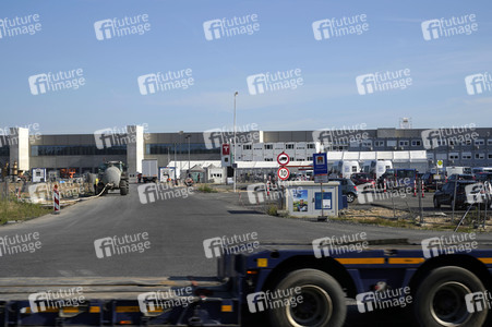 Baustelle der Tesla Gigafactory 4 in Grünheide
