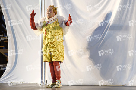 Theaterprobe 'Jedermann - Das Spiel vom Sterben des reichen Mannes' in Salzburg