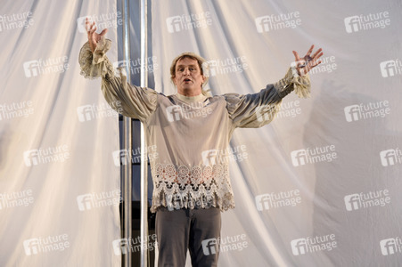 Theaterprobe 'Jedermann - Das Spiel vom Sterben des reichen Mannes' in Salzburg