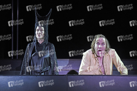 Theaterprobe 'Jedermann - Das Spiel vom Sterben des reichen Mannes' in Salzburg