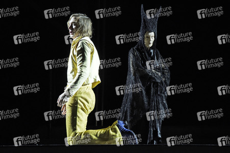 Theaterprobe 'Jedermann - Das Spiel vom Sterben des reichen Mannes' in Salzburg