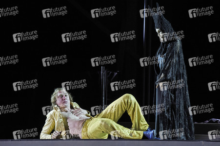 Theaterprobe 'Jedermann - Das Spiel vom Sterben des reichen Mannes' in Salzburg