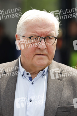 Frank-Walter Steinmeier und Armin Laschet besuchen Hochwassergebiet in Erftstadt