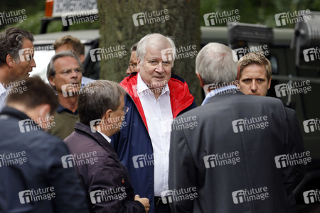 Armin Laschet und Horst Seehofer besuchen die Steinbachtalsperre