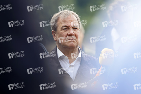 Armin Laschet und Horst Seehofer besuchen die Steinbachtalsperre