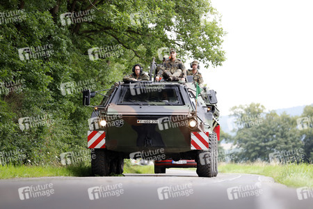 Armin Laschet und Horst Seehofer besuchen die Steinbachtalsperre