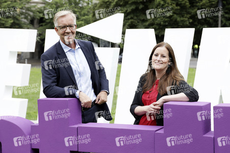 Pressetermin zur Plakatkampagne der Partei Die Linke zur Bundestagsswahl 2021 in Berlin