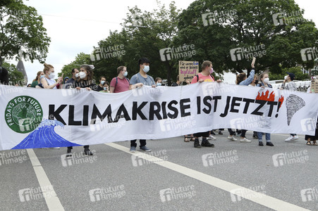 Fridays for Future Demonstration in Hamburg