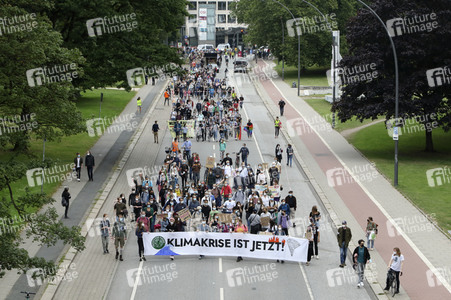Fridays for Future Demonstration in Hamburg
