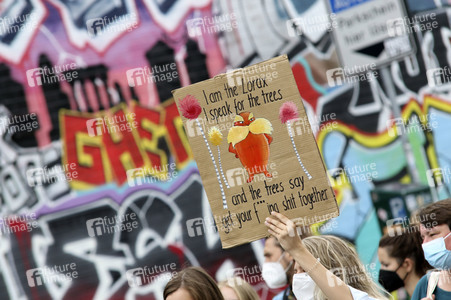 Fridays for Future Demonstration in Hamburg
