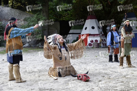 Generalprobe von 'Die Rückkehr zum Silbersee' in Dasing