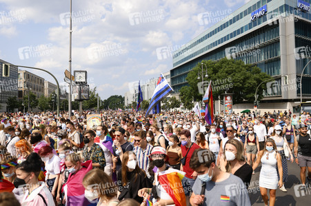 Christopher Street Day Parade 2021 in Berlin