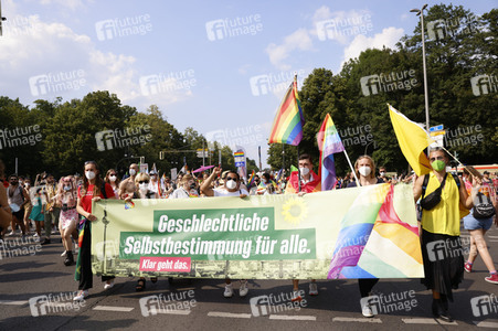 Christopher Street Day Parade 2021 in Berlin