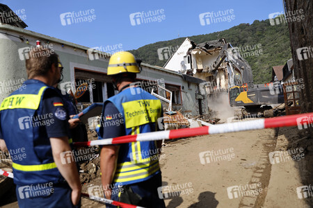 Flutschäden in der Eifel