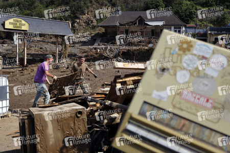 Flutschäden in der Eifel