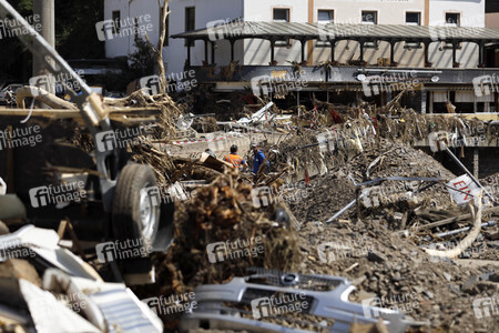 Flutschäden in der Eifel