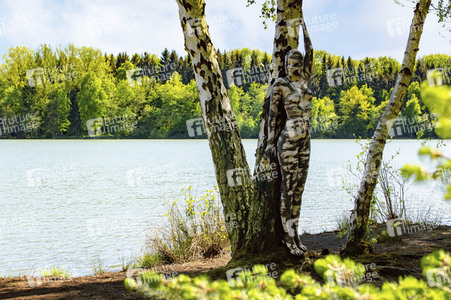 'Welttag des Naturschutzes' - Bodypainting
