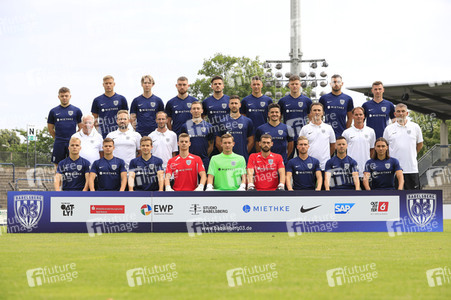 Fototermin beim Fußballverein SV Babelsberg 03 in Potsdam