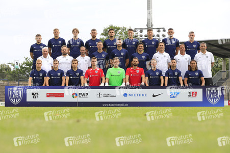 Fototermin beim Fußballverein SV Babelsberg 03 in Potsdam
