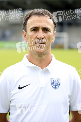 Fototermin beim Fußballverein SV Babelsberg 03 in Potsdam