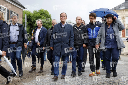Armin Laschet und Olaf Scholz besuchen Stolberg