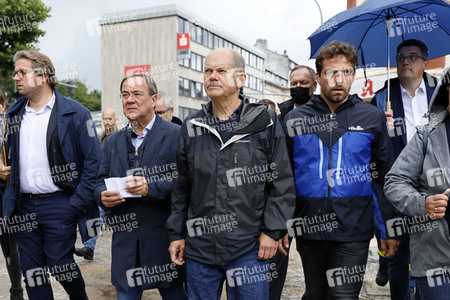 Armin Laschet und Olaf Scholz besuchen Stolberg