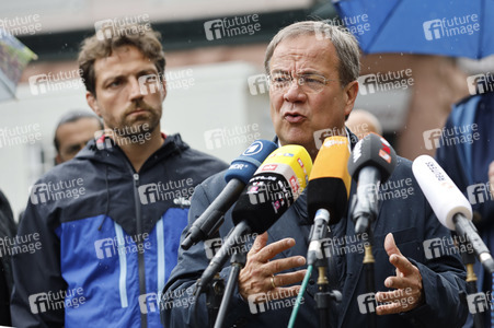 Armin Laschet und Olaf Scholz besuchen Stolberg