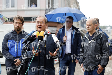 Armin Laschet und Olaf Scholz besuchen Stolberg