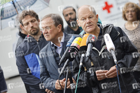 Armin Laschet und Olaf Scholz besuchen Stolberg