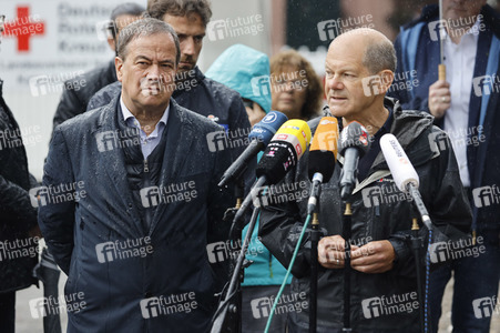 Armin Laschet und Olaf Scholz besuchen Stolberg