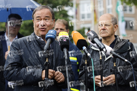 Armin Laschet und Olaf Scholz besuchen Stolberg