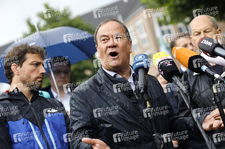 Armin Laschet und Olaf Scholz besuchen Stolberg