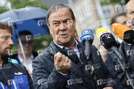 Armin Laschet und Olaf Scholz besuchen Stolberg