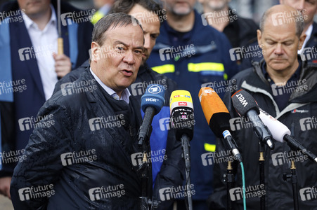 Armin Laschet und Olaf Scholz besuchen Stolberg