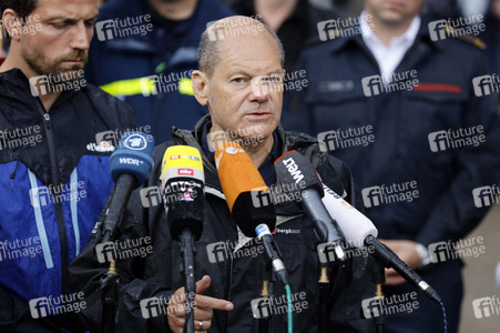 Armin Laschet und Olaf Scholz besuchen Stolberg