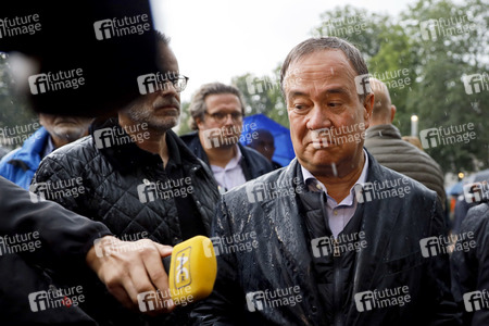 Armin Laschet und Olaf Scholz besuchen Stolberg