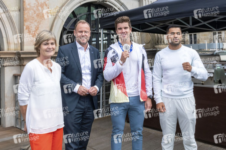 Begrüßung der Team Hamburg Olympia-Teilnehmer in Hamburg
