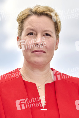 Wahlkampfveranstaltung mit Franziska Giffey in Berlin