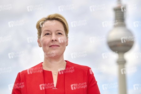 Wahlkampfveranstaltung mit Franziska Giffey in Berlin