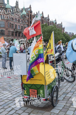 Bündnisdemo zu Klimarassismus und Klimaflucht von Friday for Future in Hamburg