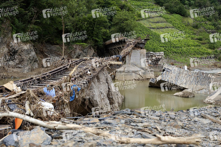 Flutschäden in der Eifel