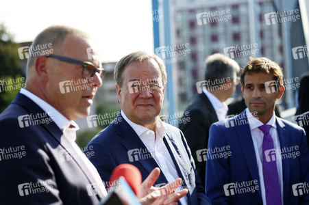 Besuch von Kanlzerkandidat Armin Laschet in Frankfurt (Oder)