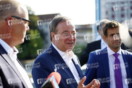 Besuch von Kanlzerkandidat Armin Laschet in Frankfurt (Oder)