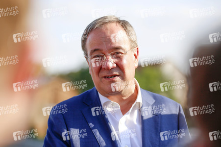 Besuch von Kanlzerkandidat Armin Laschet in Frankfurt (Oder)