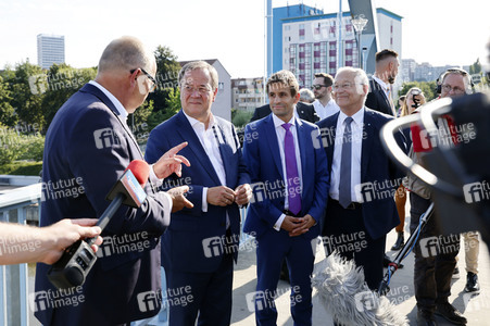 Besuch von Kanlzerkandidat Armin Laschet in Frankfurt (Oder)