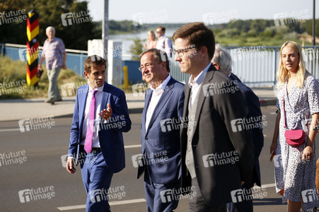 Besuch von Kanlzerkandidat Armin Laschet in Frankfurt (Oder)