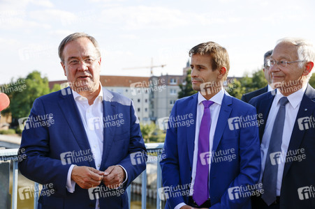 Besuch von Kanlzerkandidat Armin Laschet in Frankfurt (Oder)